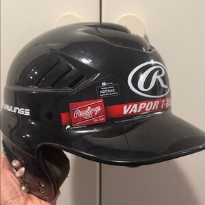 Rawlings Black Vapor T-Ball Helmet